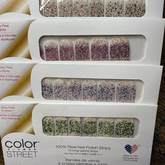 Color Street Nail Strips: Glitter Dipped Bundle - Picture 1 of 5